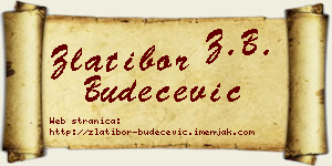 Zlatibor Budečević vizit kartica